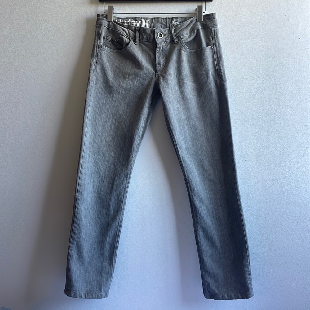 Grey Hurley Skinny Jeans Size 29